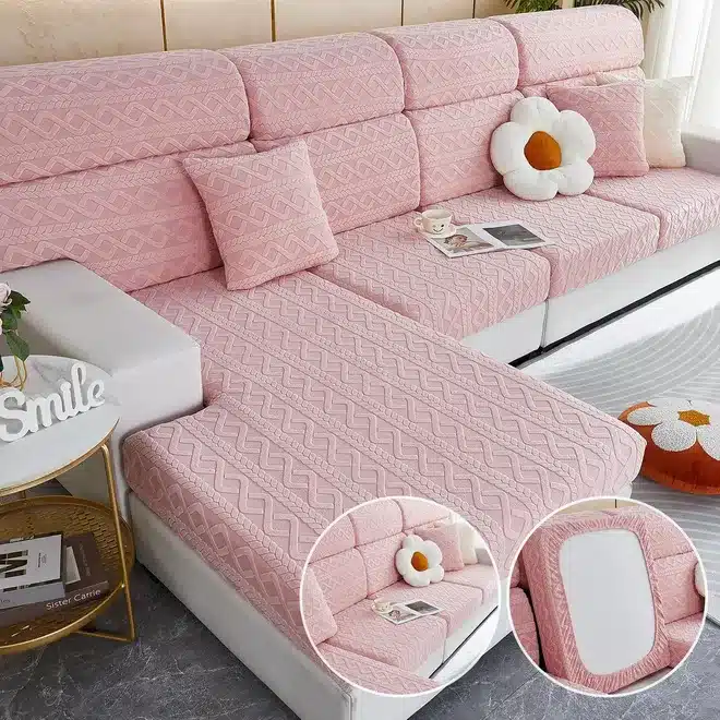 Luxury Stretch Sofa Seat Cover with Elastic Fit